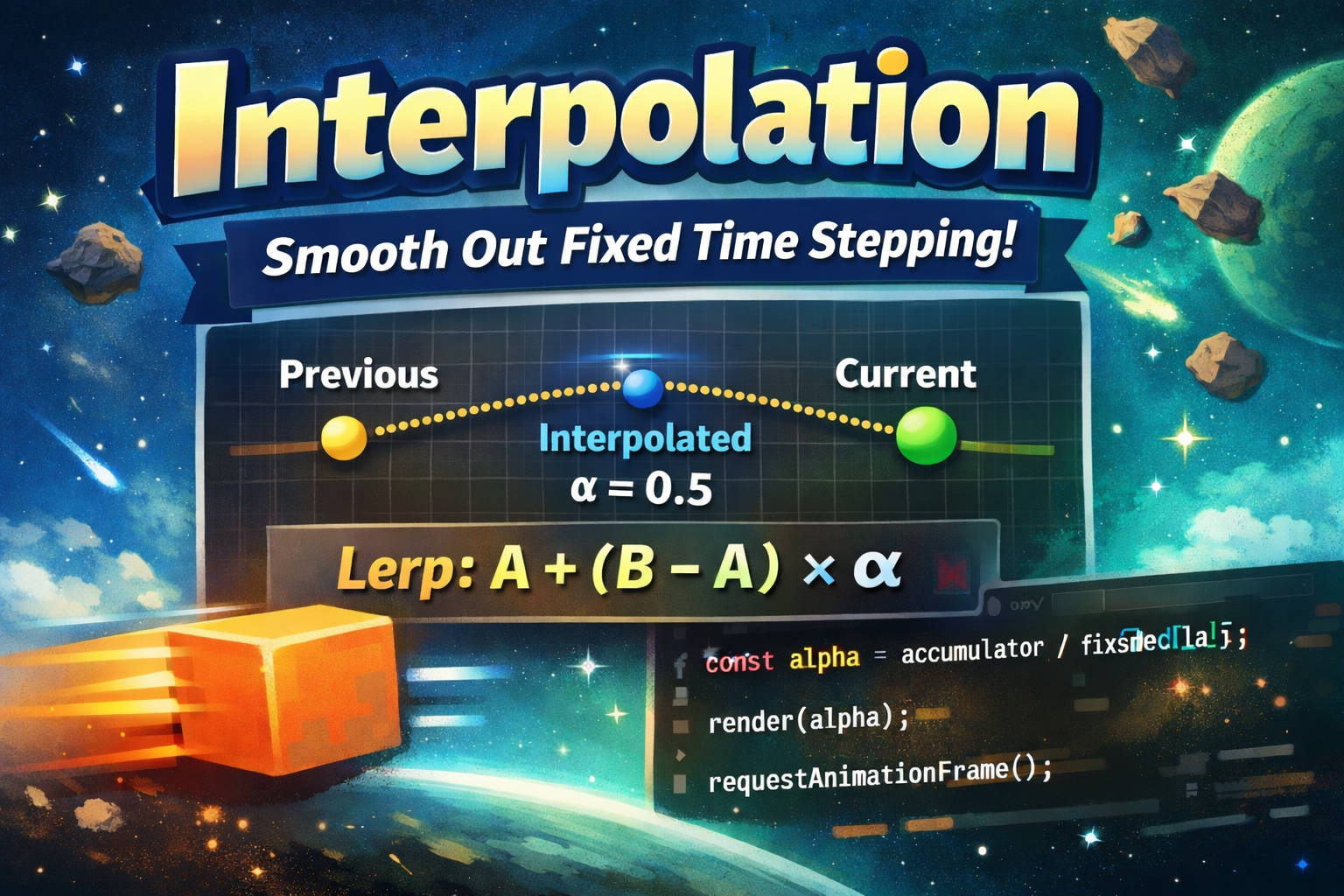Interpolation（補間）とは？Fixed Time Stepを滑らかにする最重要技術