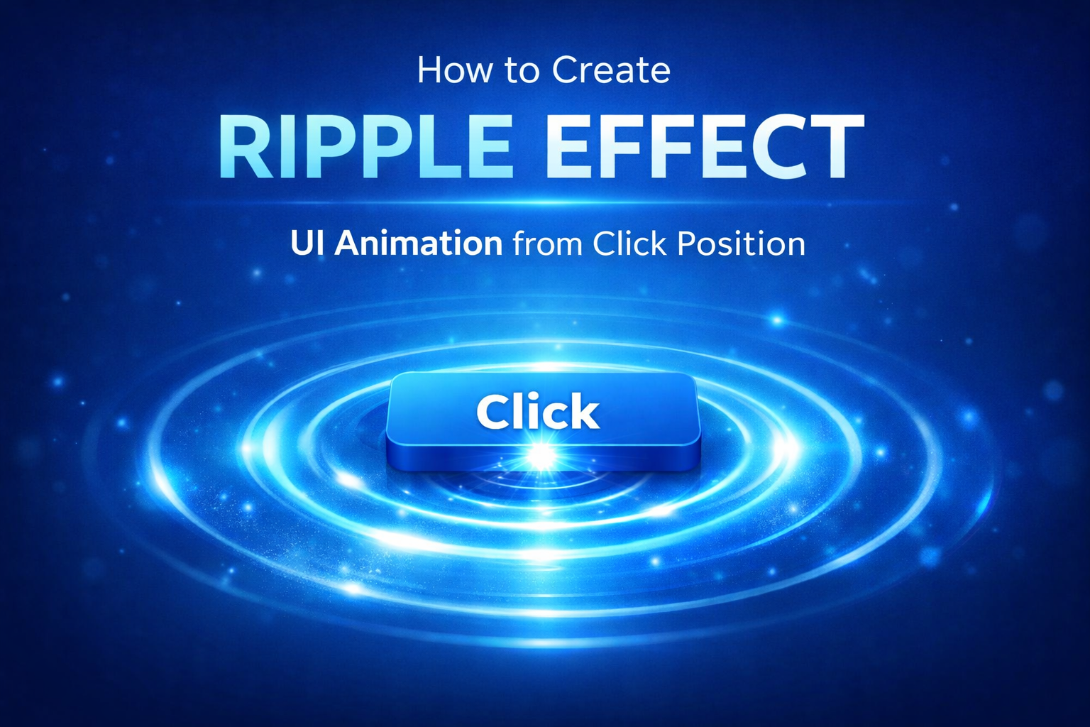 クリック位置から広がる Ripple エフェクトの作り方【JavaScript / UIフィードバック】