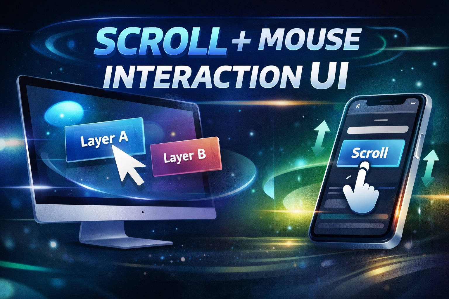 Scroll mouse interaction uiのアイキャッチ画像